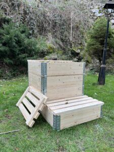 Composteur en bois individuel