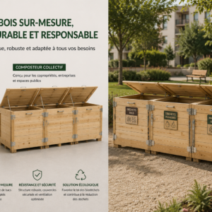 Composteur en bois