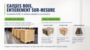 Caisserie bois sur mesure